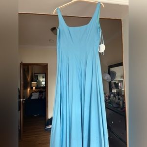 Staud Wells Dress in Angel Falls Blue